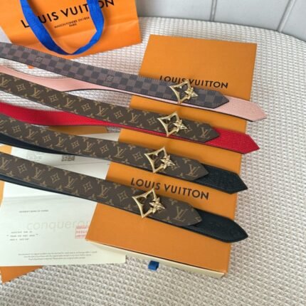 Louis Vuitton LV Leather Belts 1:1 Mirror Version