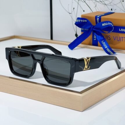 Louis Vuitton LV Mirror leg Logo sunglasses Top quality