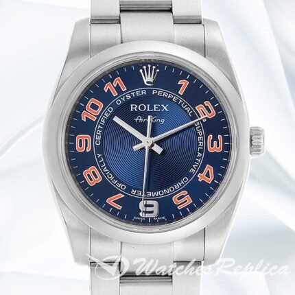 Rolex Air king 114200BLAO Men's 36mm Silvert one