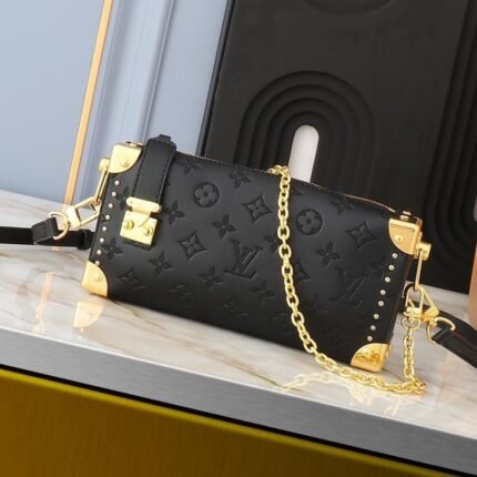 Louis Vuitton LV Side Trunk Shoulder Handbag Crossbody Bag